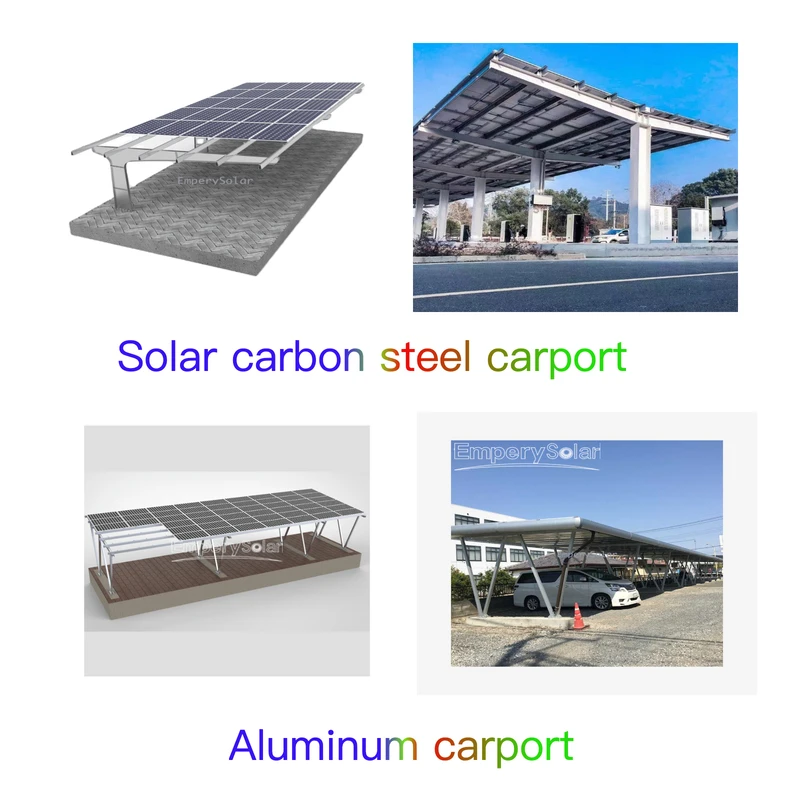 EmperySolar EPR Solar Ground System Carport Pergola AL6005-T5 Stainless Steel Anodized Finish 15-Year Warranty AS/NZS1170