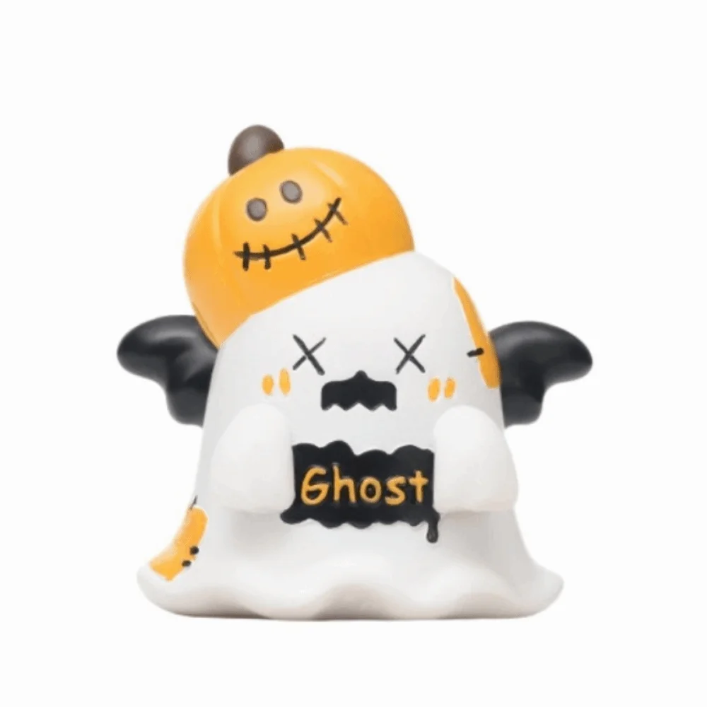 

Spooky Creative Halloween Ghost Statue Miniature Resin Scary Ghost Statues Unique Handmade Halloween Ghost Ornament Party Gifts