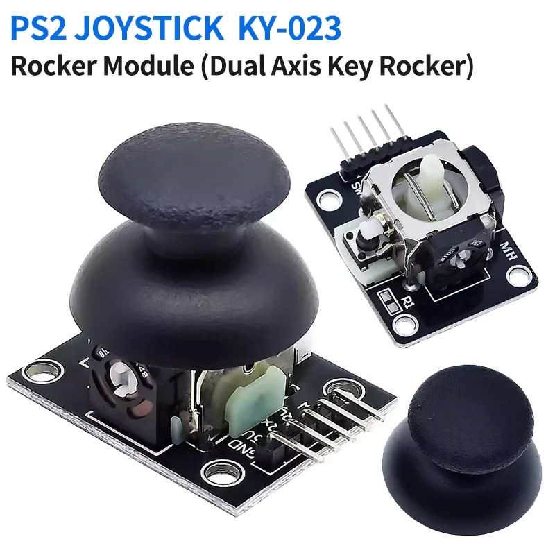 

For Arduino Dual-axis XY Joystick Module Higher Quality PS2 Joystick Control Lever Sensor KY-023 Rated 4.9 /5