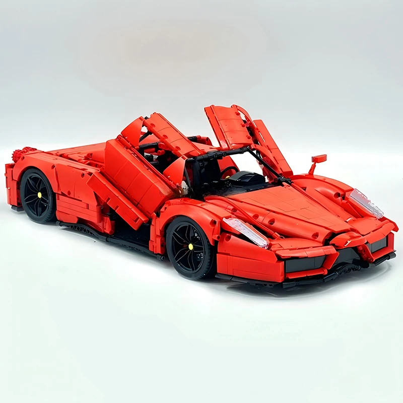 Nouveau KBOX 10523 technique RC voiture bloc de construction modèle MOC ville véhicule de course brique assemblage ensemble adultes enfants jouets cadeau de noël