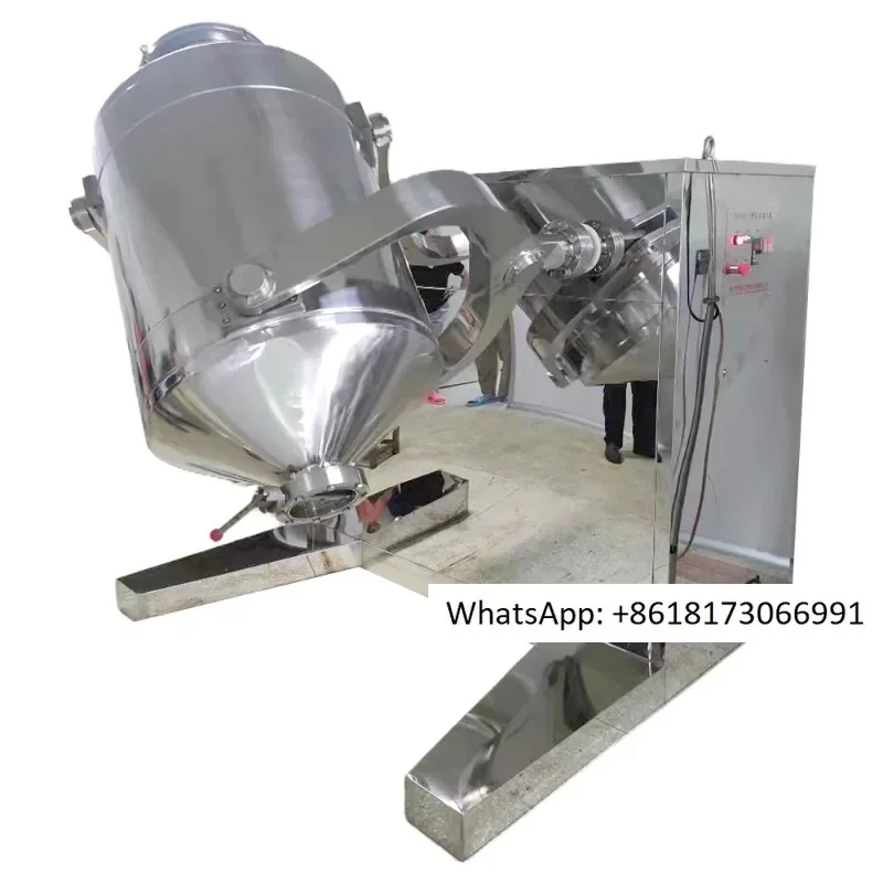 【 304 Stainless Steel 】 5L three-dimensional Mixer Food Dry Powder Particle Small Laboratory Stainless Steel