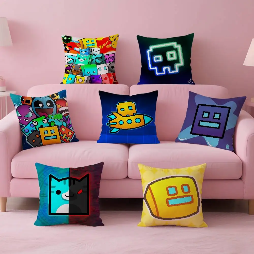 

Наволочка аниме Happy Cartoon Geometry Dash из полиэстера