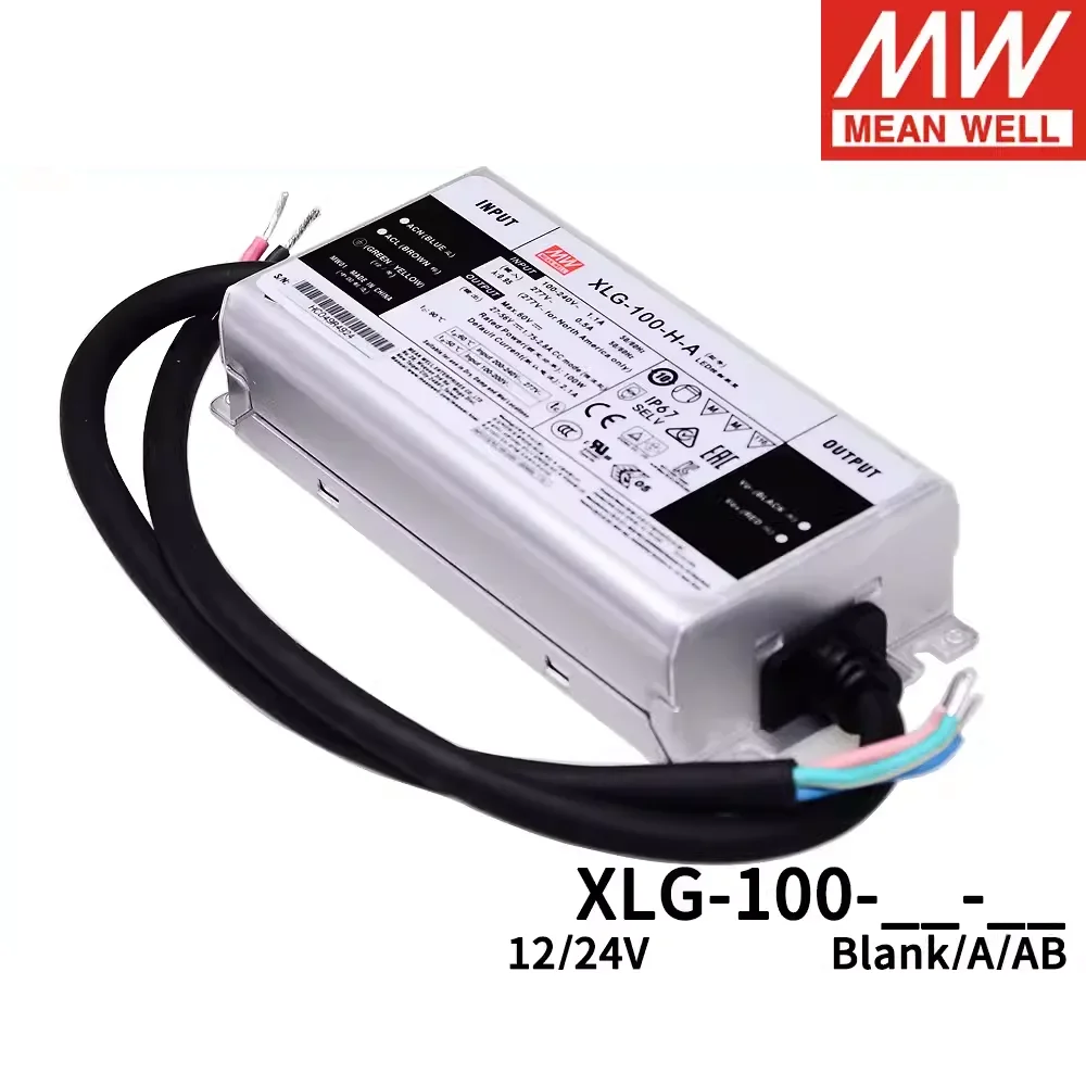 MEAN WELL XLG-100 XLG-100-12-A XLG-100-24-A XLG-100-H-A XLG-100-H-AB MEANWELL XLG 100 100W