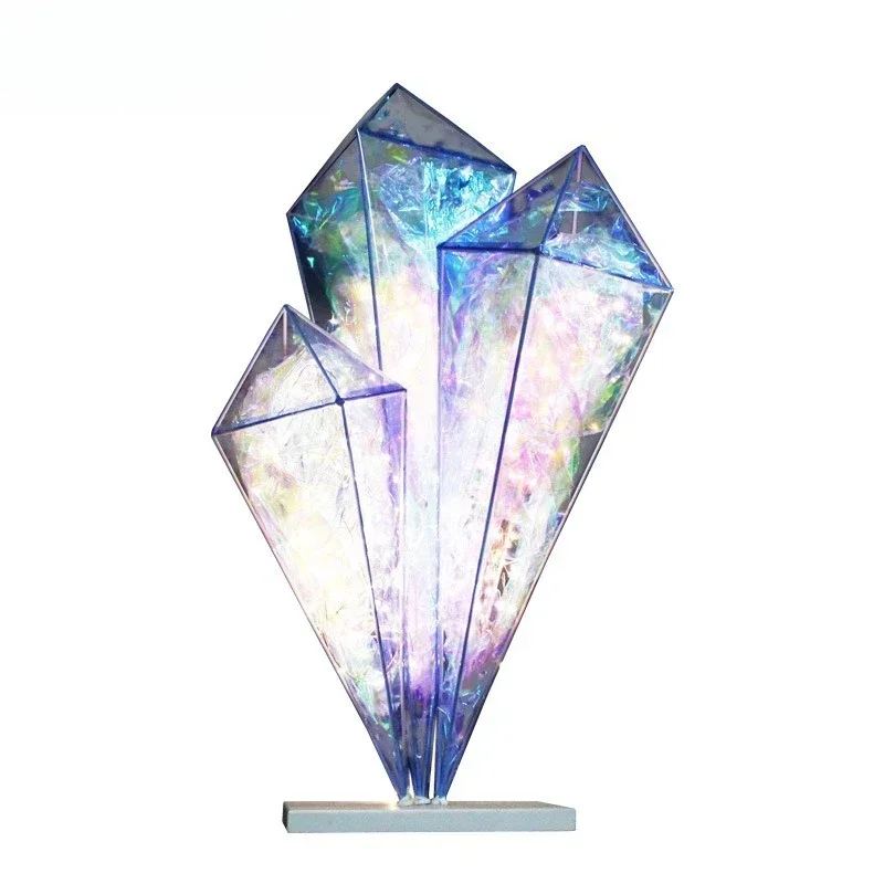 wrought iron wedding props creative crystal column ornament pendant T road lead wedding decoration ocean starry sky