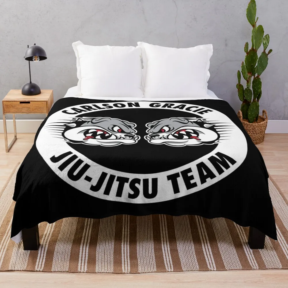 Carlson Gracie Jiu-Jitsu Team Throw Blanket Designers Furrys funny gift Blankets