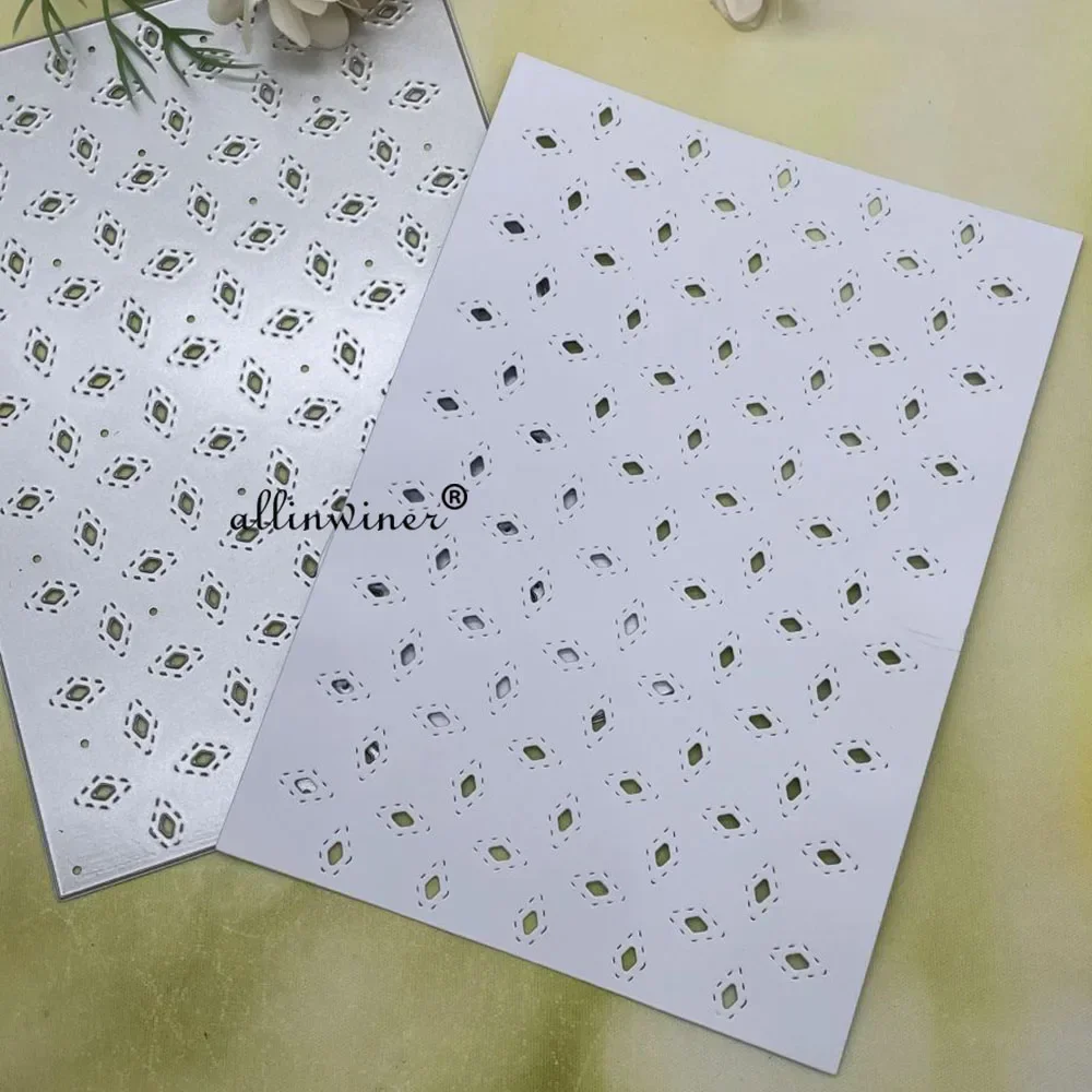 

Diamond rectangular frame Metal Cutting Dies Stencils For DIY Scrapbooking Decorative Embossing Handcraft Die Cutting Template