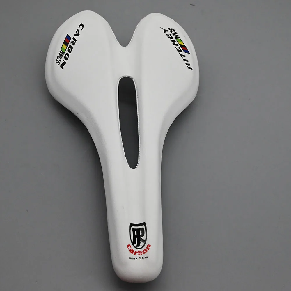 Carbon bicycle saddle MTB Road T800 ultra light bicycle seat comfortable leather EVA riding cushion