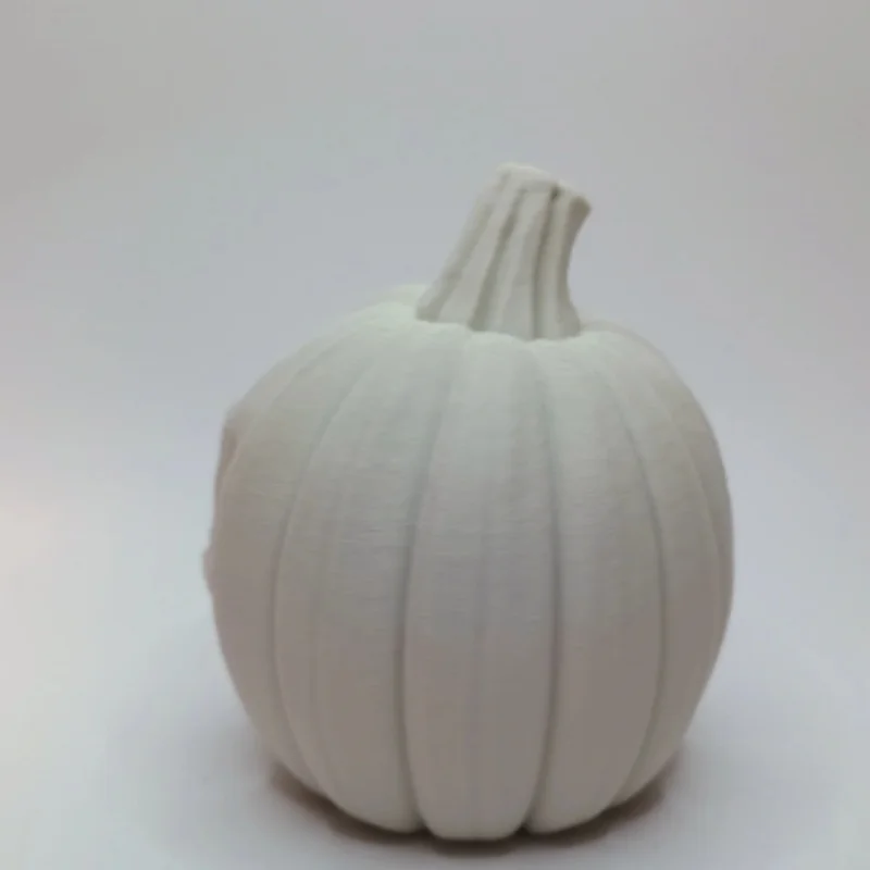 3D Printed Grim Grinning Pumpkin Skull Statue, Halloween Spooky Halloween Grim Grinning Pumpkin Skull, Plastic Table Ornament