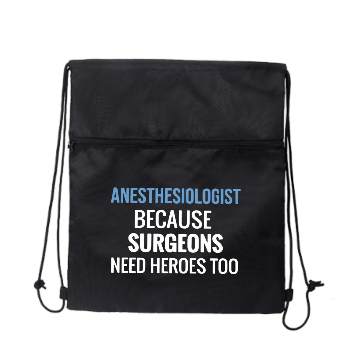 

Анестезиологический медицинский профессиональный дизайн гордости, черная велосипедная сумка на молнии на шнурке, компактная для велосипедных предметов первой необходимости