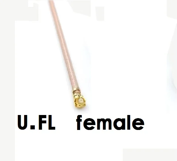 Kabel przedłużający antenowy RF RG178 z wtykiem N żeńskim na U.FL MHF4 1.13, prosty, Mini PCI Wi-Fi WLAN — zdjęcie produktu 4