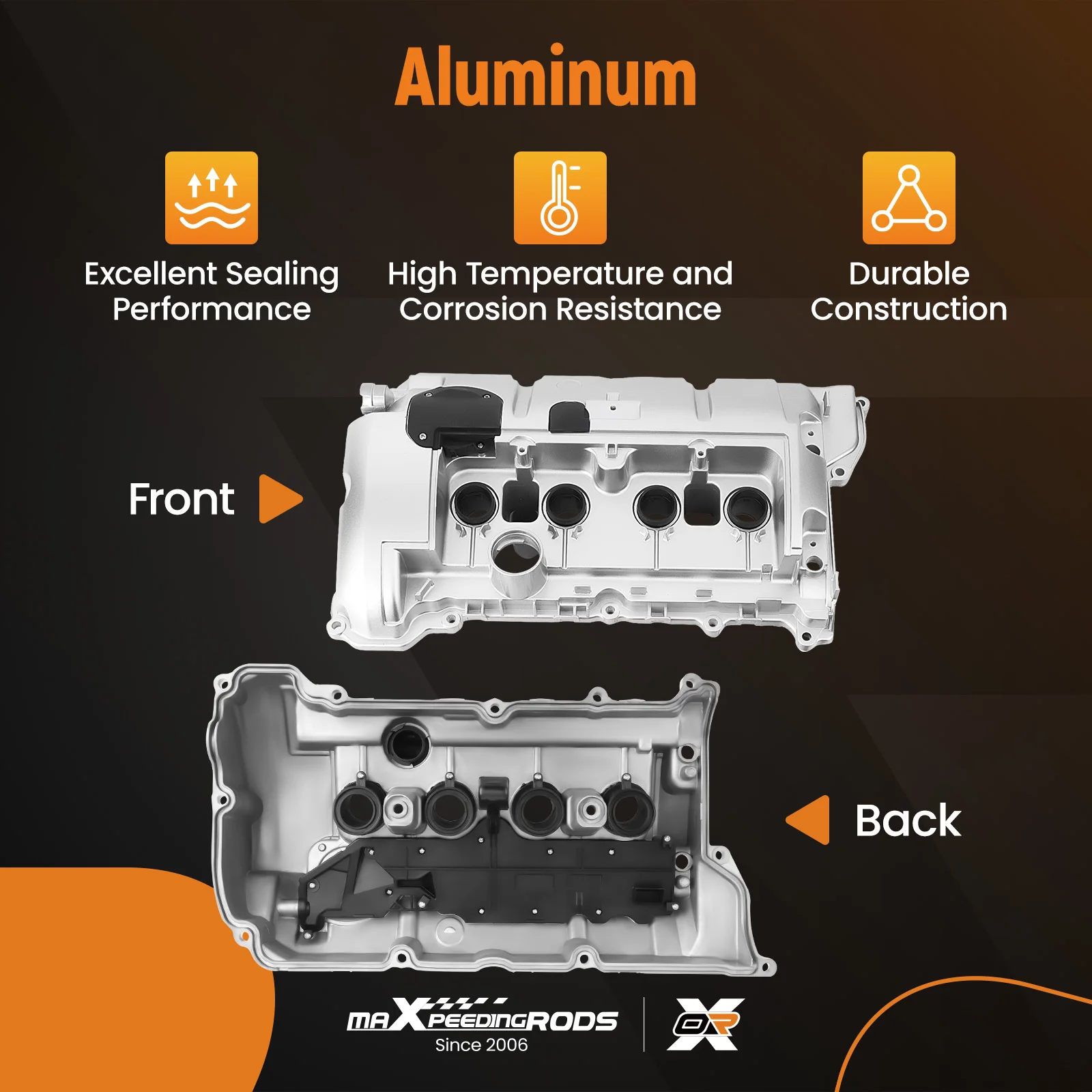Kit de cubierta de válvula de motor para Mini Cooper N12 N16 R55 R56 R57 R58 R59 R60 R61 1.6L 11127572724 11127567162