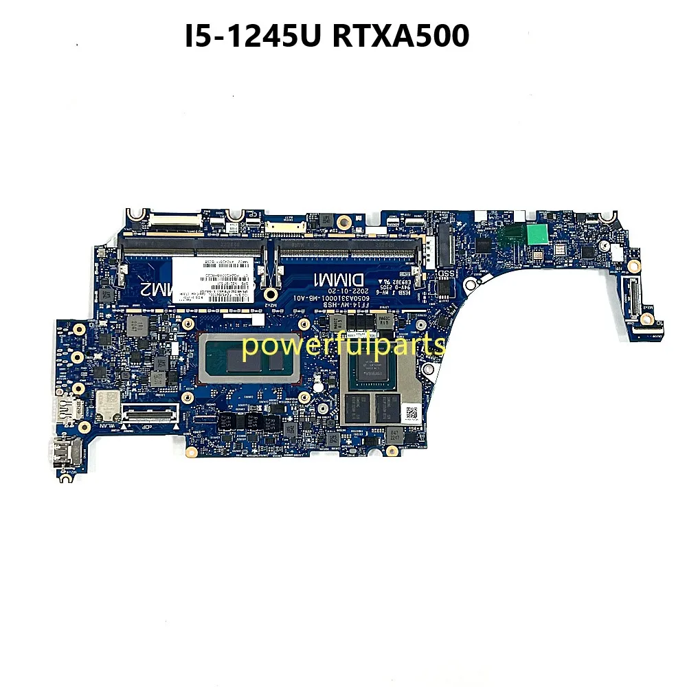 For HP Zbook Firefly 14 G9 860 G9 Motherboard N20137-601 6050A3310001 I5-1245U RTXA500 Graphic On-Board Working Good