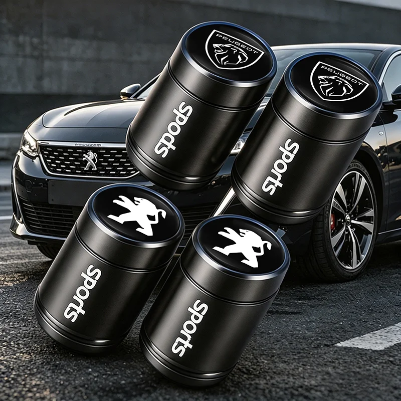 4 tapas de válvula de aleación para Peugeot, cubiertas antipolvo, accesorios para neumáticos de coche, compatibles con Peugeot 206, 307, 308, 3008, 207, 208, 407, 4008, 408, 508, 2008, 5008, 301