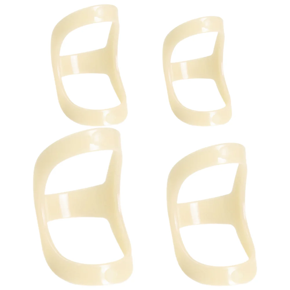 4 Pcs Finger Cot Trigger Splint Support Out of Shape Corrector Retainer Tool Joint Protectors Reusable Brace