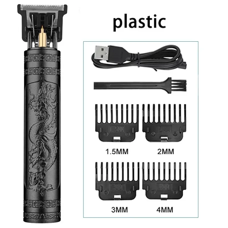 T9 LCD Electric Hair Clipper Oil Shaving Head Electric Pusher Carving Electric Shaver Rechargeble Hair Trimmer for Men Care