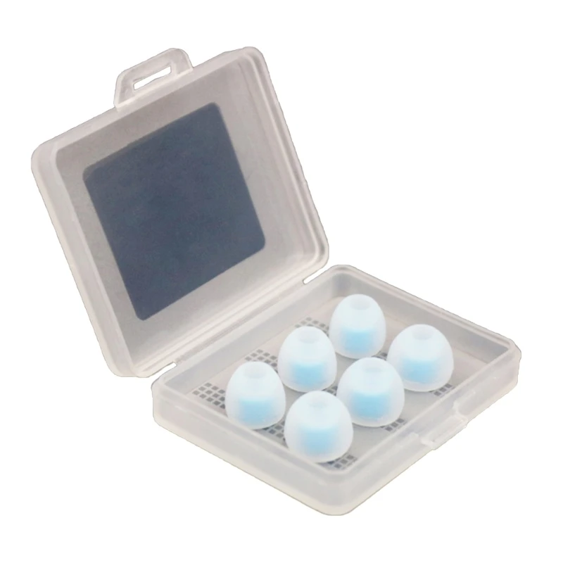 Чехол-держатель для ушных вкладышей с прозрачным внешним видом для удобного хранения идентификационных данных