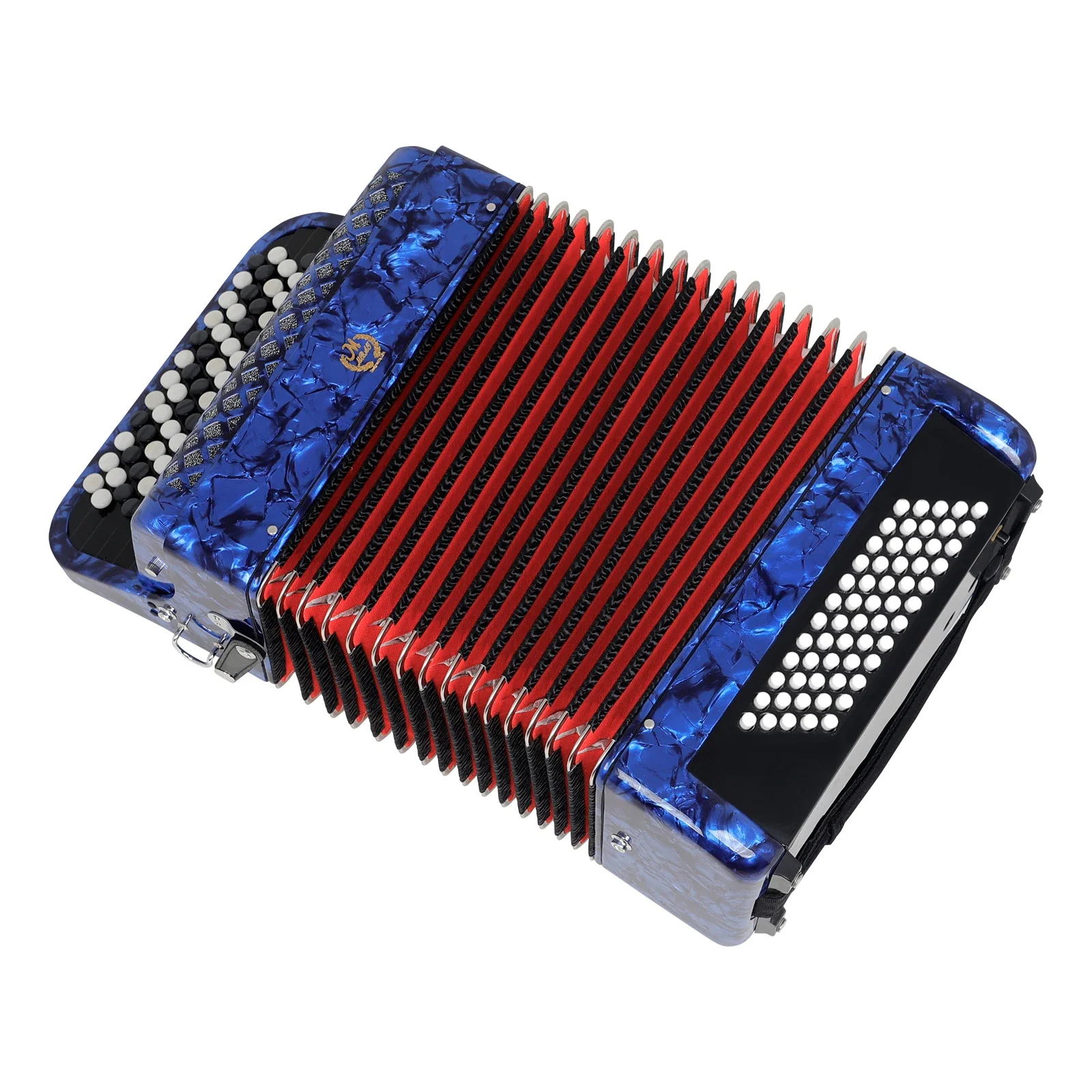 M MBAT 62 Keys 60 Bass Accordion Professional Accordion With Storage Bag Keyboard Instruments Accordion For Teaching/Performance