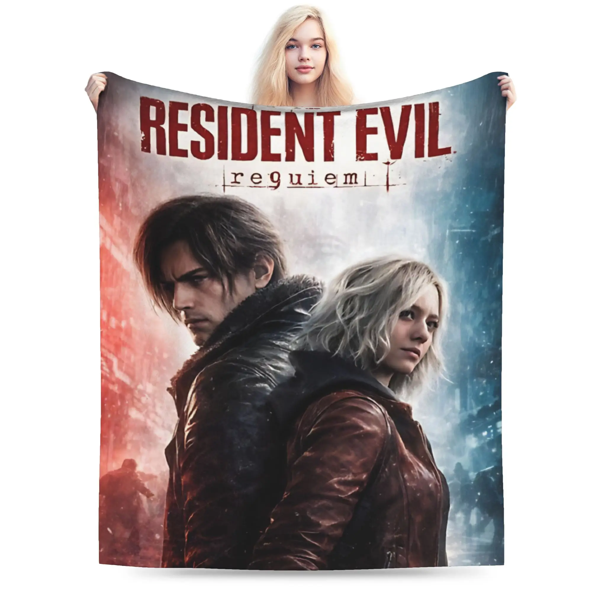 Residents Evils Requiem (2) Blanket Autumn  Soft Comfy Throw Blanket For Boy Girl Home Decor Flannel Bedspread Bed Cover