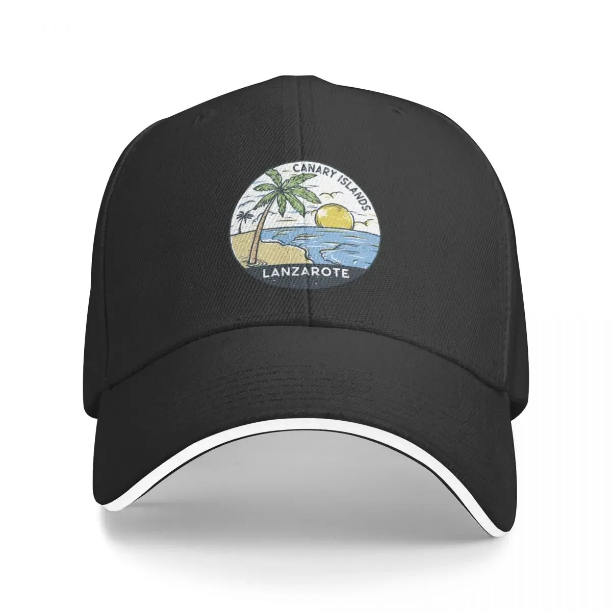 Lanzarote Canary Islands Vintage Baseball Cap Beach Bag Big Size Hat Sun Cap Men Caps Women's