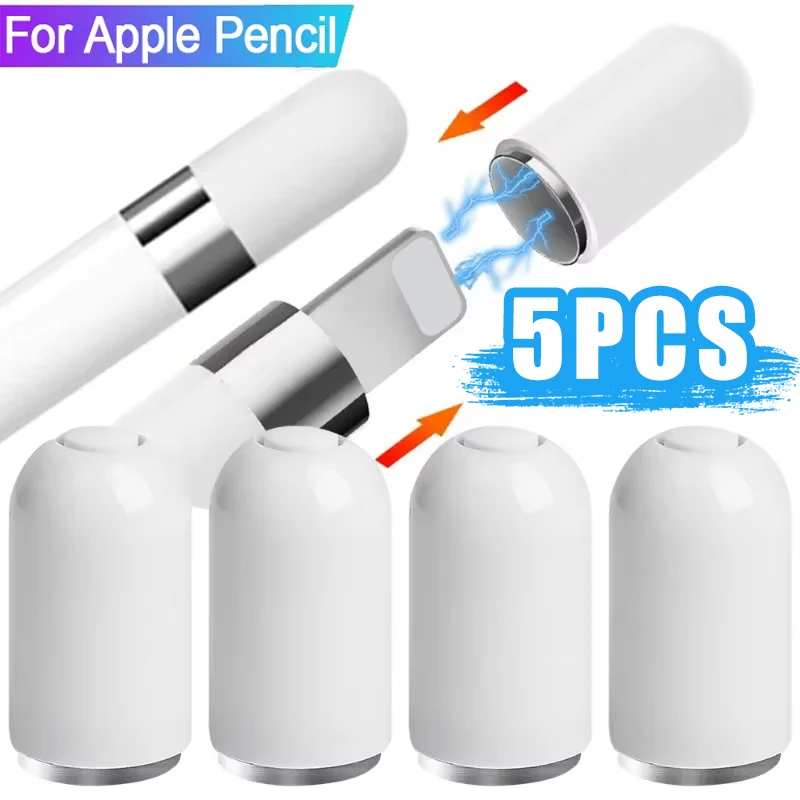 Magnetic Pencil Cap Stylus Protector Cover for Apple Pencil 1 Generation Replacement Magnet Tablet Pen Caps for IPencil IPad Pro