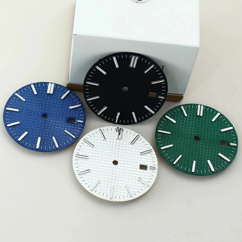 

31.8mm high-quality Royal Oak watch dial suitable for NH35 NH36 automatic movement C3 Luminous replacement of hands and accessor