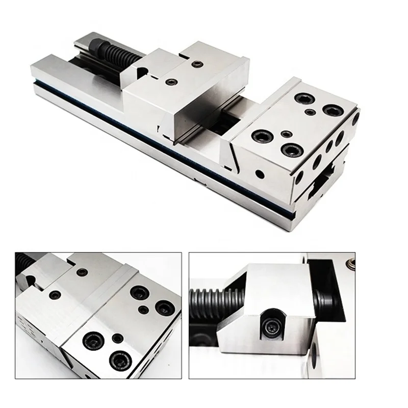 CNC Economical Custom Design Gt Modular Precision Vise for Machine Milling Blocks Grinding Tool CNC Machine 7075 Aluminum