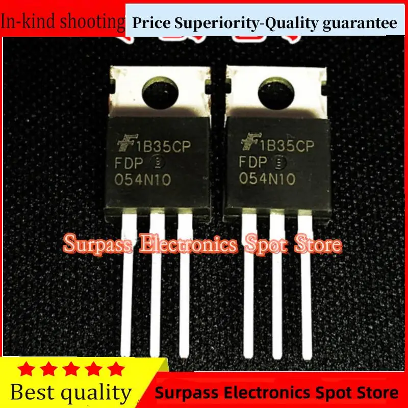 

10PCS-100PCS FDP054N10 054N10 TO-220 100V 144A Price Superiority-Quality guarantee