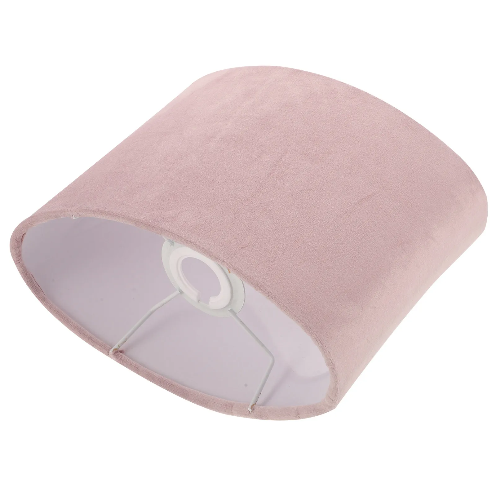 

Овальный тканевый абажур для настольной лампы, декоративный светильник, защита от пыли, простая установка, для спальни, гостиной, домашнего использования, 1 шт.