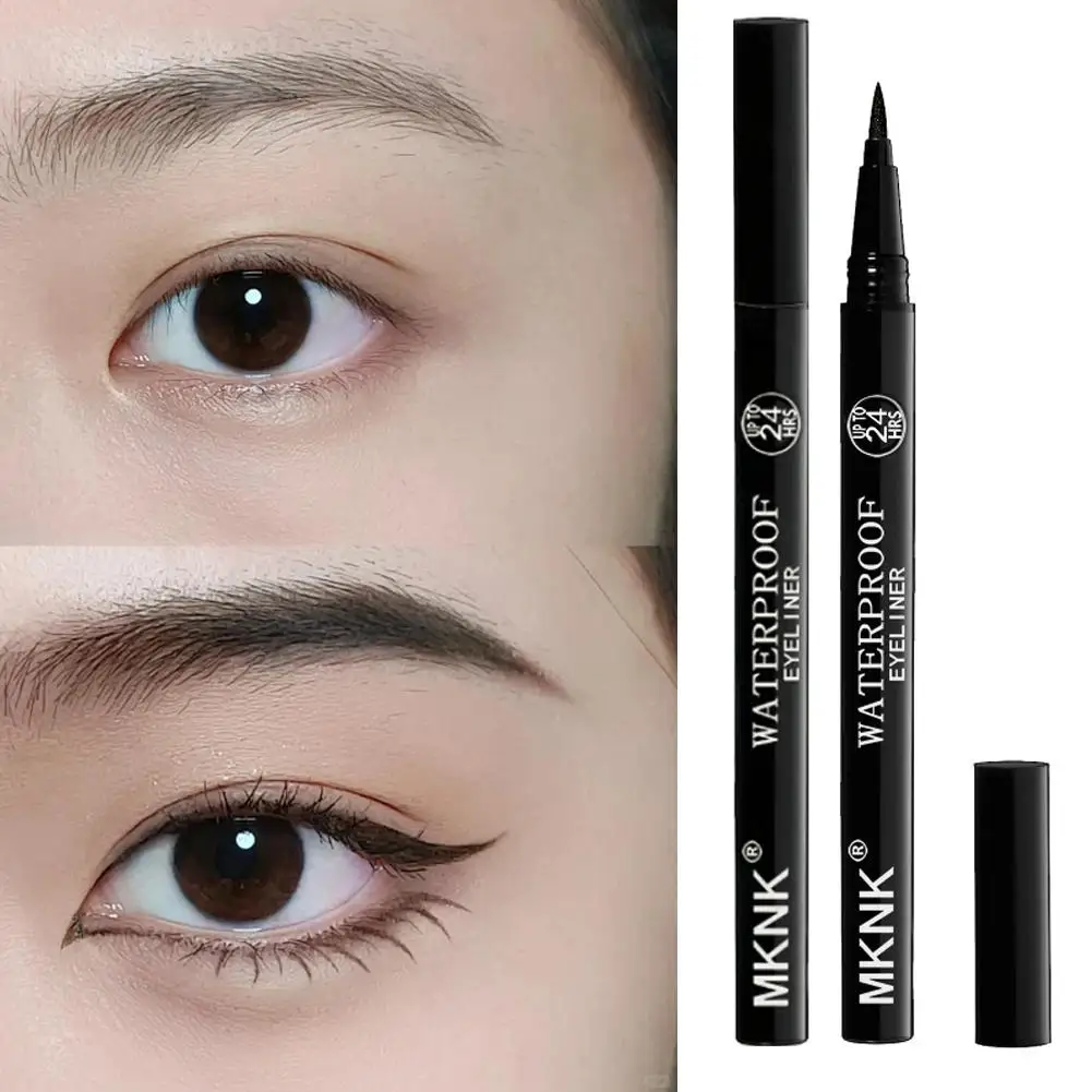 1pcs Quick-dry Eyeliner Pencil Long Lasting Smooth Matte Eye Liner Waterproof Anti Smudge Liquid Eyeliner Pen Eye Makeup