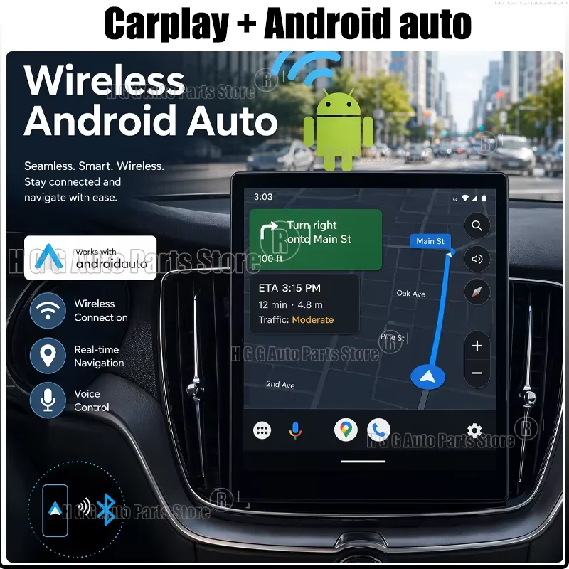 mz Android13 Carplay Auto Car Radio Multimedia Player For Volvo XC90/XC60/XC40/S90/S60/V90/V60 2018-2026 Autoradio Qualcomm 6125 view 5