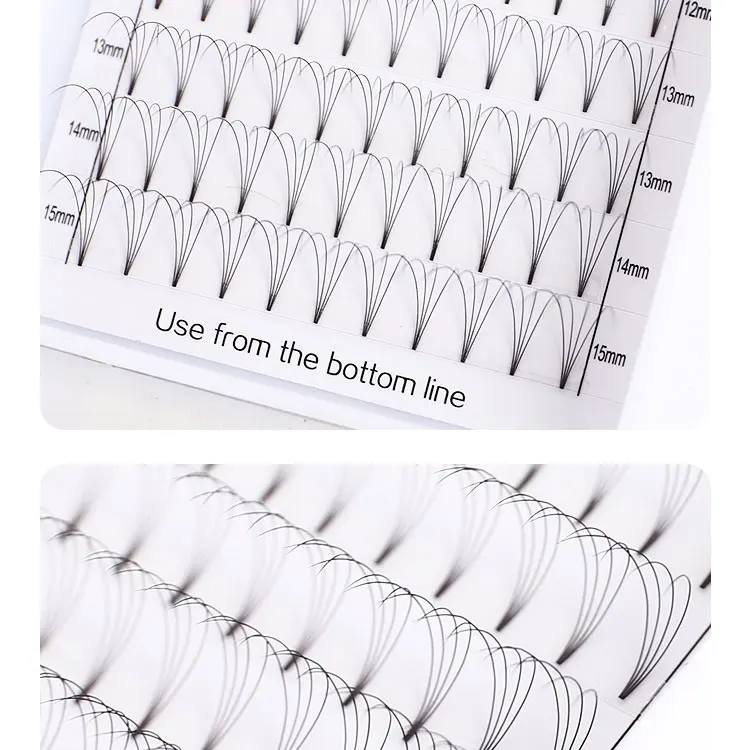 MDNG Eyelashes Premade Wide Fans 3d/4d/5d/6d/ Short Stem J  B C D Volume Professional Eyelash Extensions Faux Mink