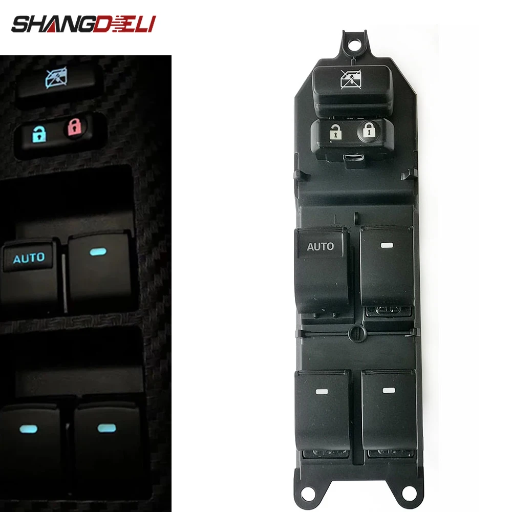 

Автомобильный левый передний переключатель управления стеклоподъемником, электрический регулятор, кнопка управления, подходит для Toyota Camry Corolla RAV4, автомобильная часть