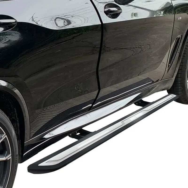 Other Exterior Accessories Dazzling White Light Electric Side Step For Audi Q7 Q8 Q5 Aluminium Powered Steps Running Boards