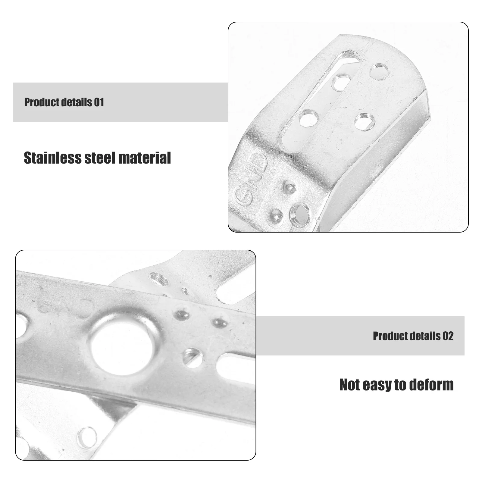 

2Sets Universal Ceiling Light Mounting Brackets Stainless Steel Plates Screws Wall Light Fixture Hooks Lamp Fittings