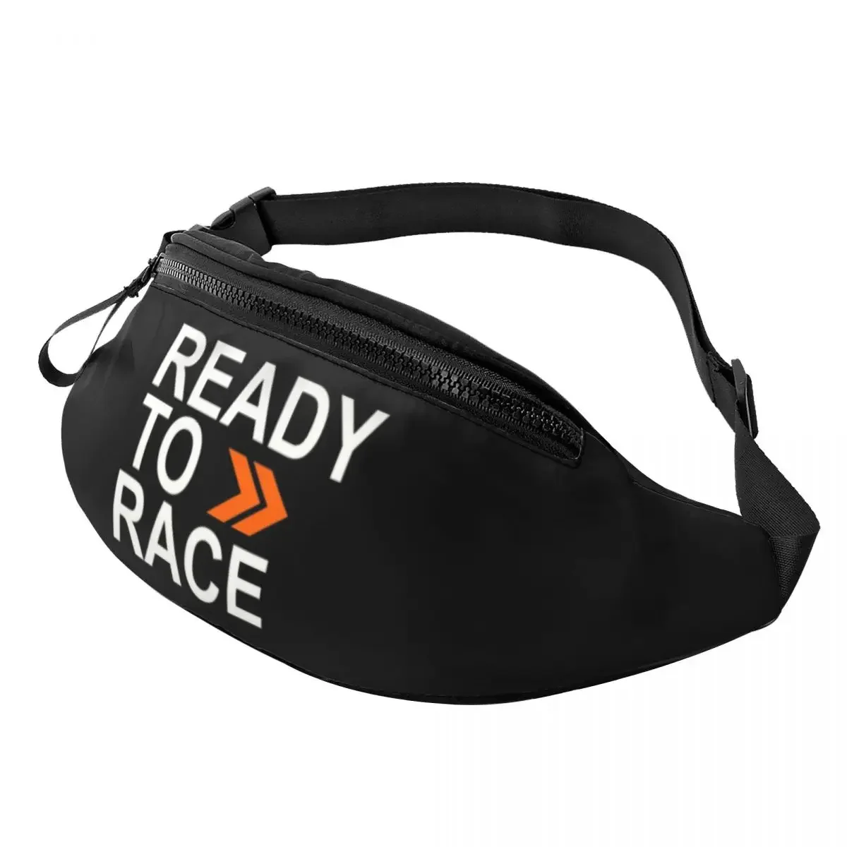 Ready To Race Car Motorcycle Fanny Pack Women Men Custom Crossbody Waist Bag for Travel Hiking Phone Money Pouch