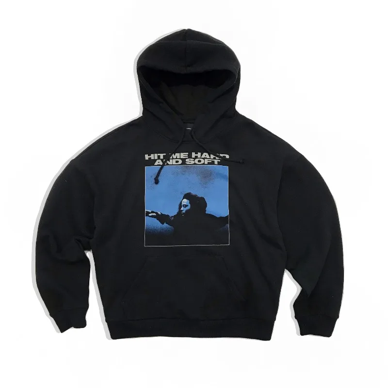 سترة بغطاء للرأس للرجال والنساء أوروبية وأمريكية جديدة رائعة لعام 2025 إصدار كاليفورنيا للمغنية Bili Diablo OS