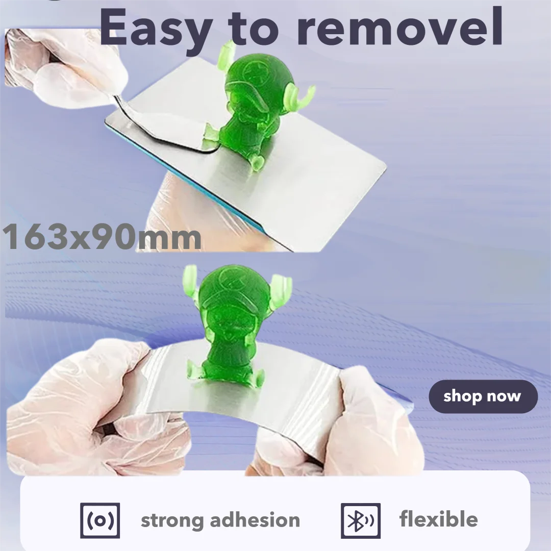 

ENERGETIC Strong Adhesion Resin Build Plate 163x90mm Elegoo Photon Mono 4 Magnetic Spring Steel Sheet + Base