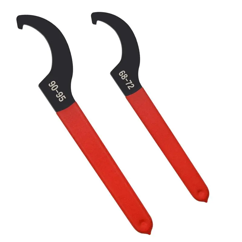 T28C! Coilover Spanner Wrench Set, 2Pcs Coilover Wrench, C-Shape Spanner Wrench, for Suspension System and Shock Adjustment