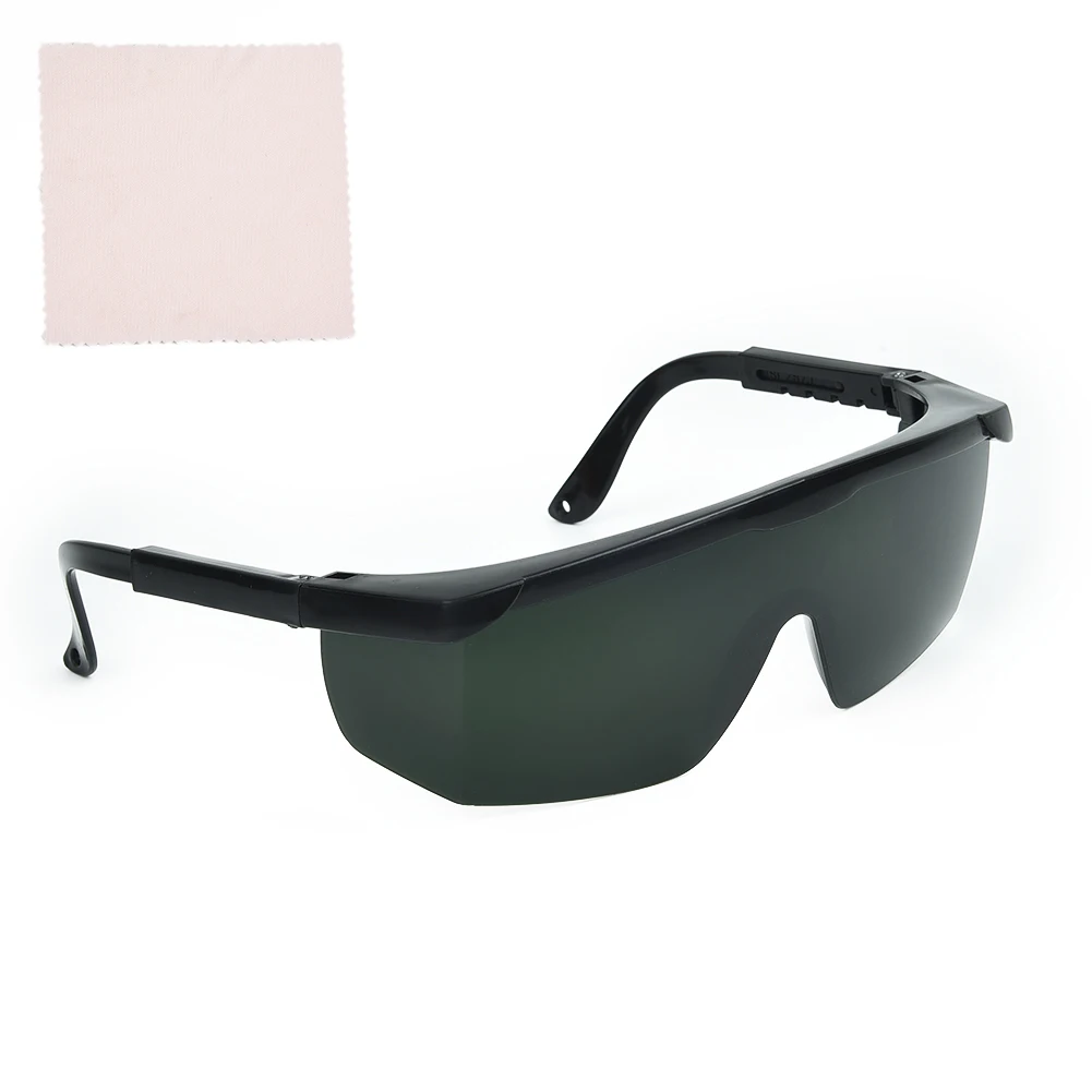 

Splash-Proof Welding Glasses Anti-Impact Light Density OD+4 UV Protective Welder Wide Field Adjustable Anti-Fog