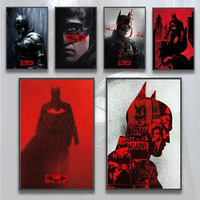 Batman Movie Posters Figures Home Decoration Canvas Painting Wall Art Bedroom Cartoons Decor