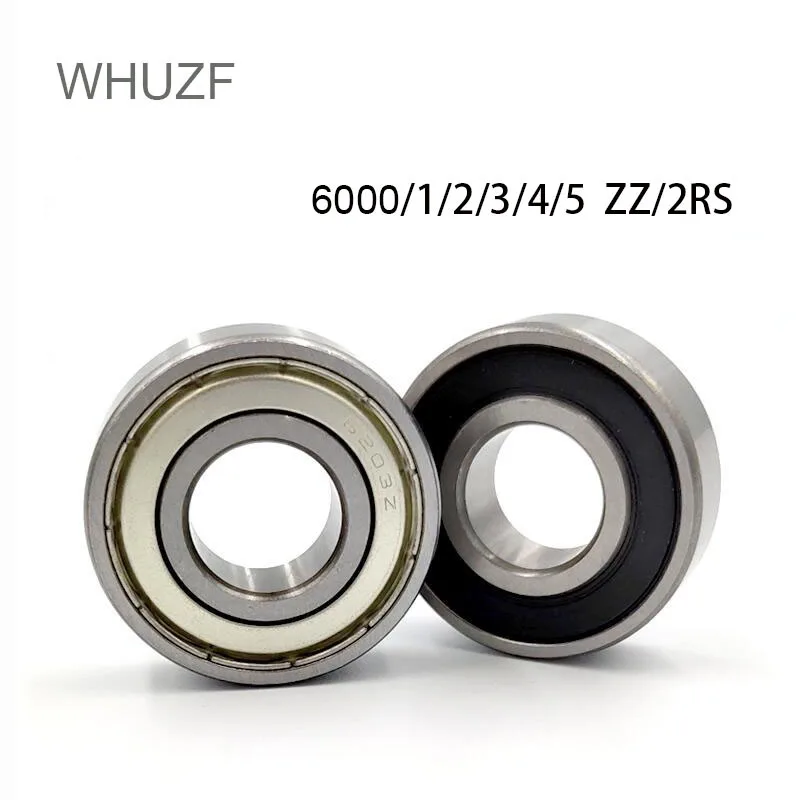 

WHUZF Free Shipping 5/10PCS Deep Groove Ball Bearings 6000 6001 6002 6003 6004 6005 6006 6007 6008 ZZ 2RS High Quality