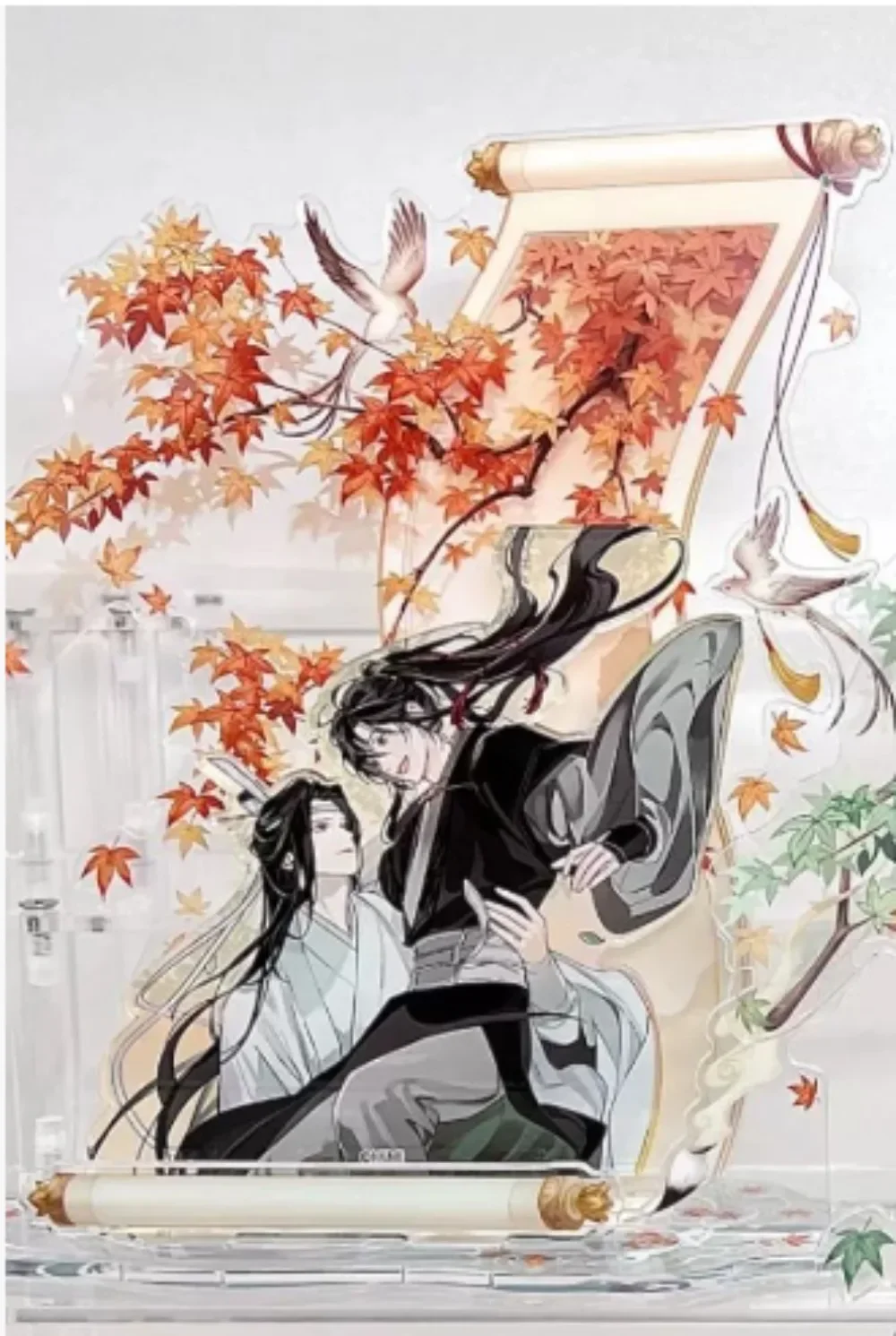Anime The Untamed MO DAO ZU SHI Wei Wuxian Lan Wangji Model Dolls Acrylic Stand Statue Fan Collection Toy Gift Desktop Ornament