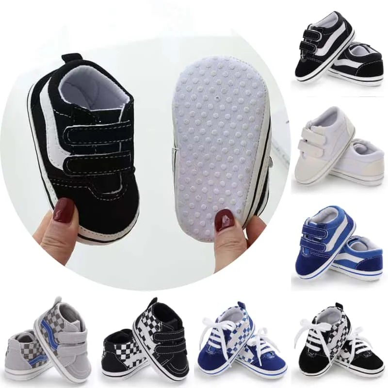 

Baby Boys Shoes 0-18 Months First Walkers Spring Autumn Casual Striped Soft Sole Fashion