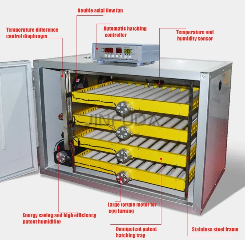 180 Eggs Chicken Eggs Hatch Intelligent Next-generation Multi-purpose Incubation Equipment,egg Incubator and Hatcher