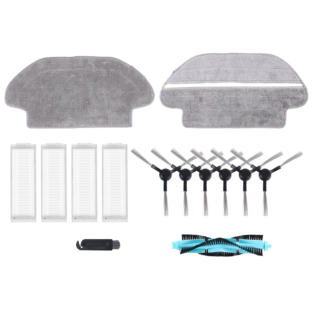 A66T فرشاة الخرق الأسطوانة فلتر HEPA ل Xiaomi Mop P Viomi V2 Pro V3 SE V-RVCLM21B اكسسوارات جهاز آلي لتنظيف الأتربة أجزاء