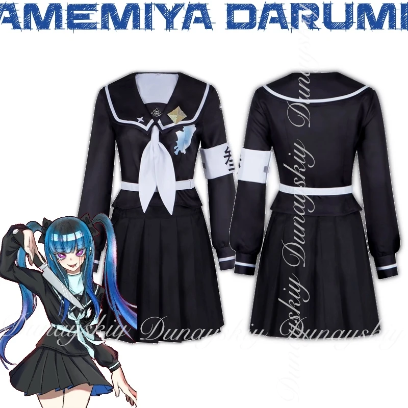 The Hundred Line - أكاديمية الدفاع الأخيرة - لعبة Amemiya Darumi التأثيرية مع Jk Landmine هو أزياء فتاة مراهقة التأثيرية بدلة كاملة