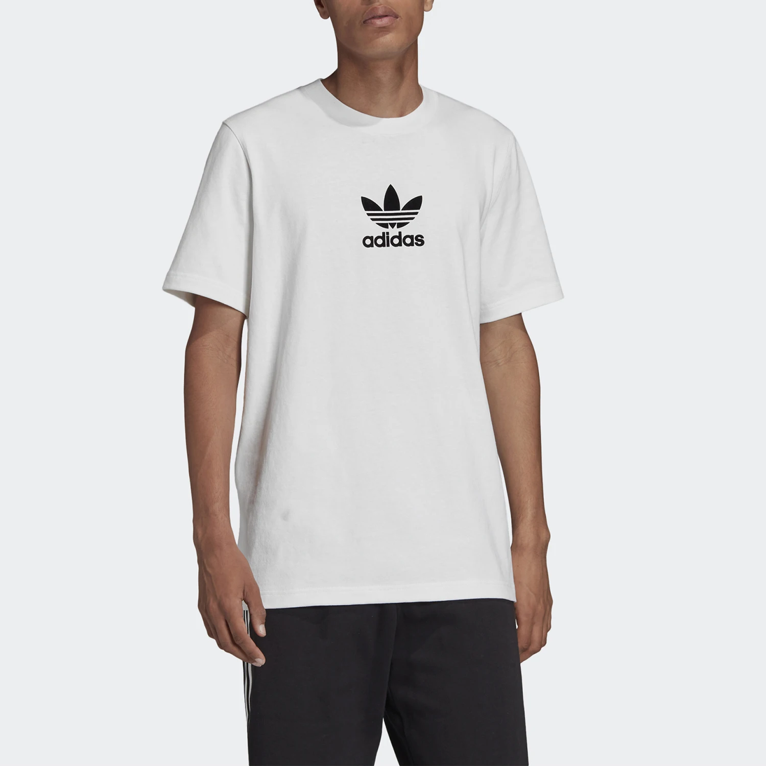

Adidas Authentic Three Leaves Men's Simple Comfortable Sports Short Sleeve T-Shirt FM9920