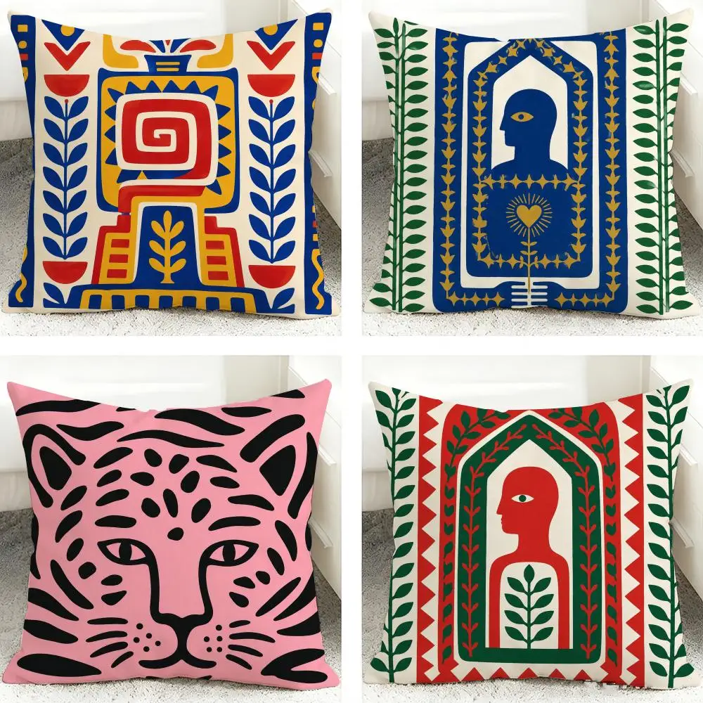 Matisse Abstract Art Print Cushion Cover 40x40cm Square Decorative Sofa Cushion Cover Bedroom Living Room Home Decor Gift