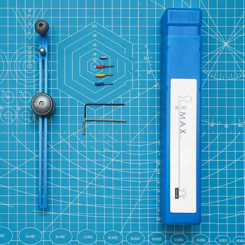 DIY model masking sealing circular knife large diameter 36-320MM manual circular knife adjustable PRO circular cutting device