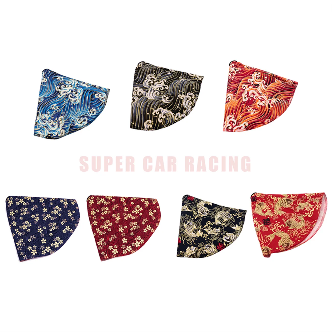 Tsurikawa JDM Fish Fabric Car Automatic Samurai Shift Knob Boot Cover  Collars